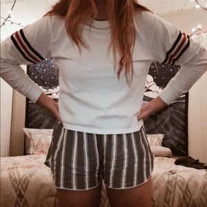BRANDY MELVILLE red white and blue long sleeve!!